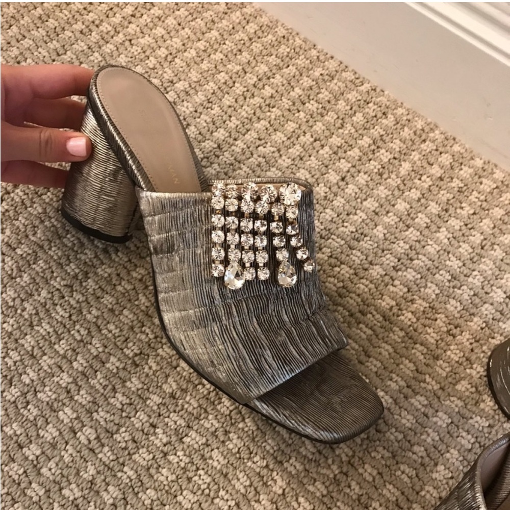 Rare Stuart Weitzman Crystal Sandal Heel